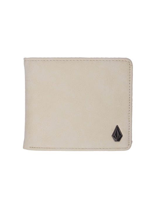 Slim Stone Pu L Wallet - Dirty White