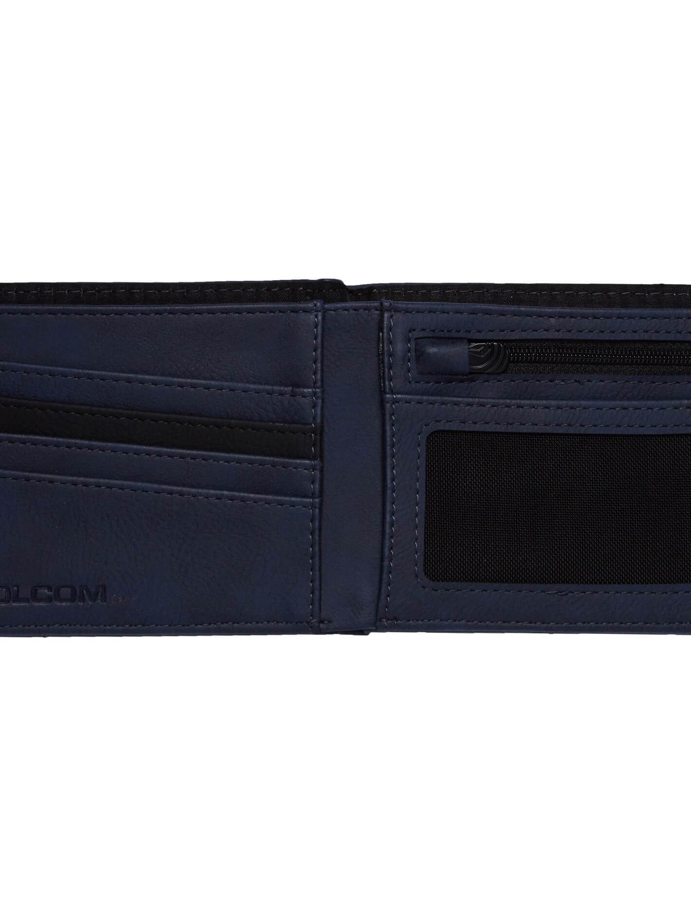 Slim Stone Pu L Wallet - Midnight Blue