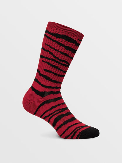 Vibes Socks - Carmine Red