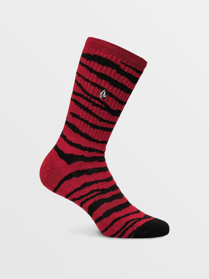 Vibes Socks - Carmine Red