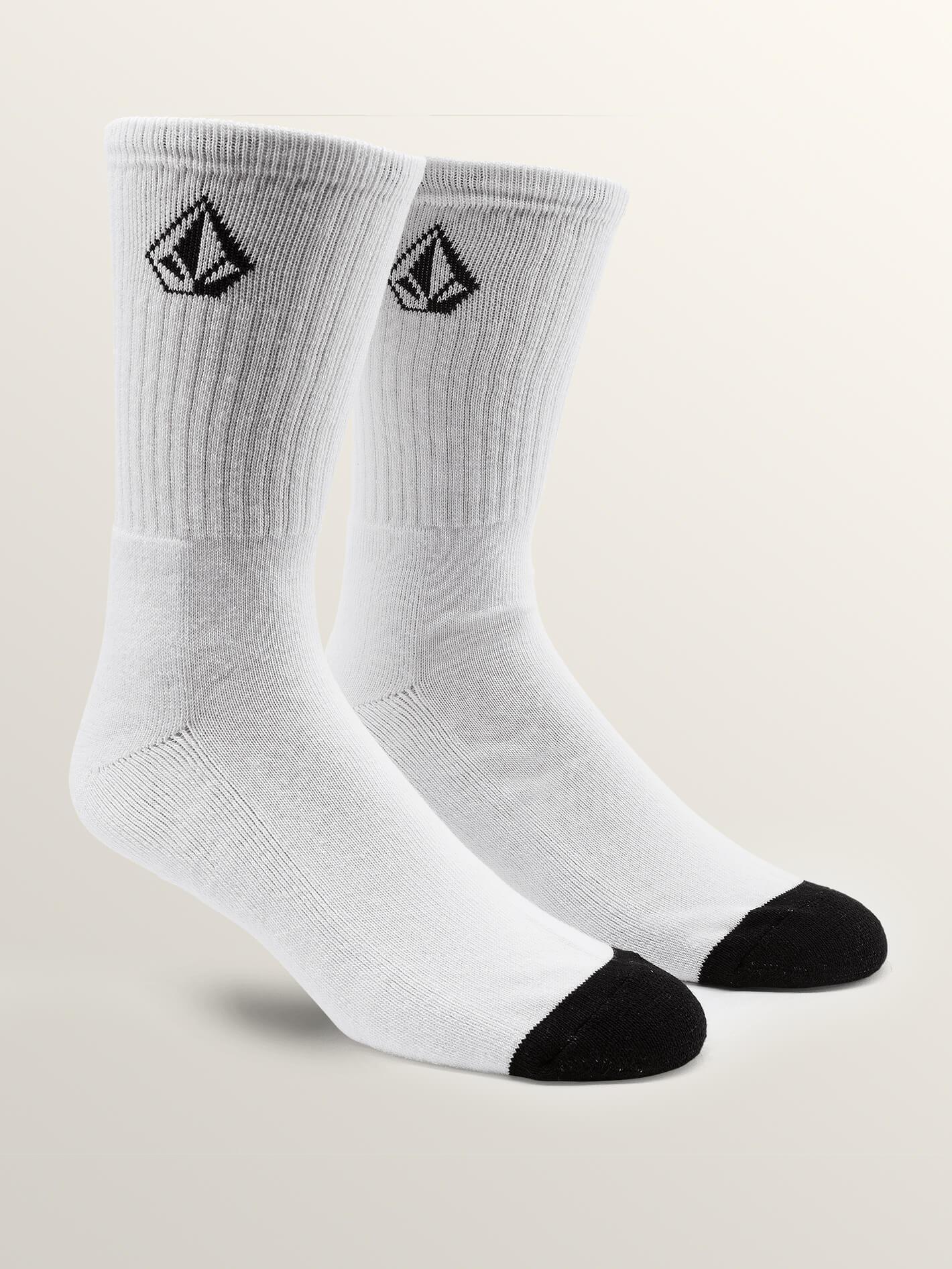 Full Stone Sock Sock - White