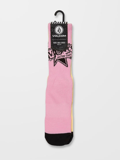 Volcom Ent Socks - REEF PINK