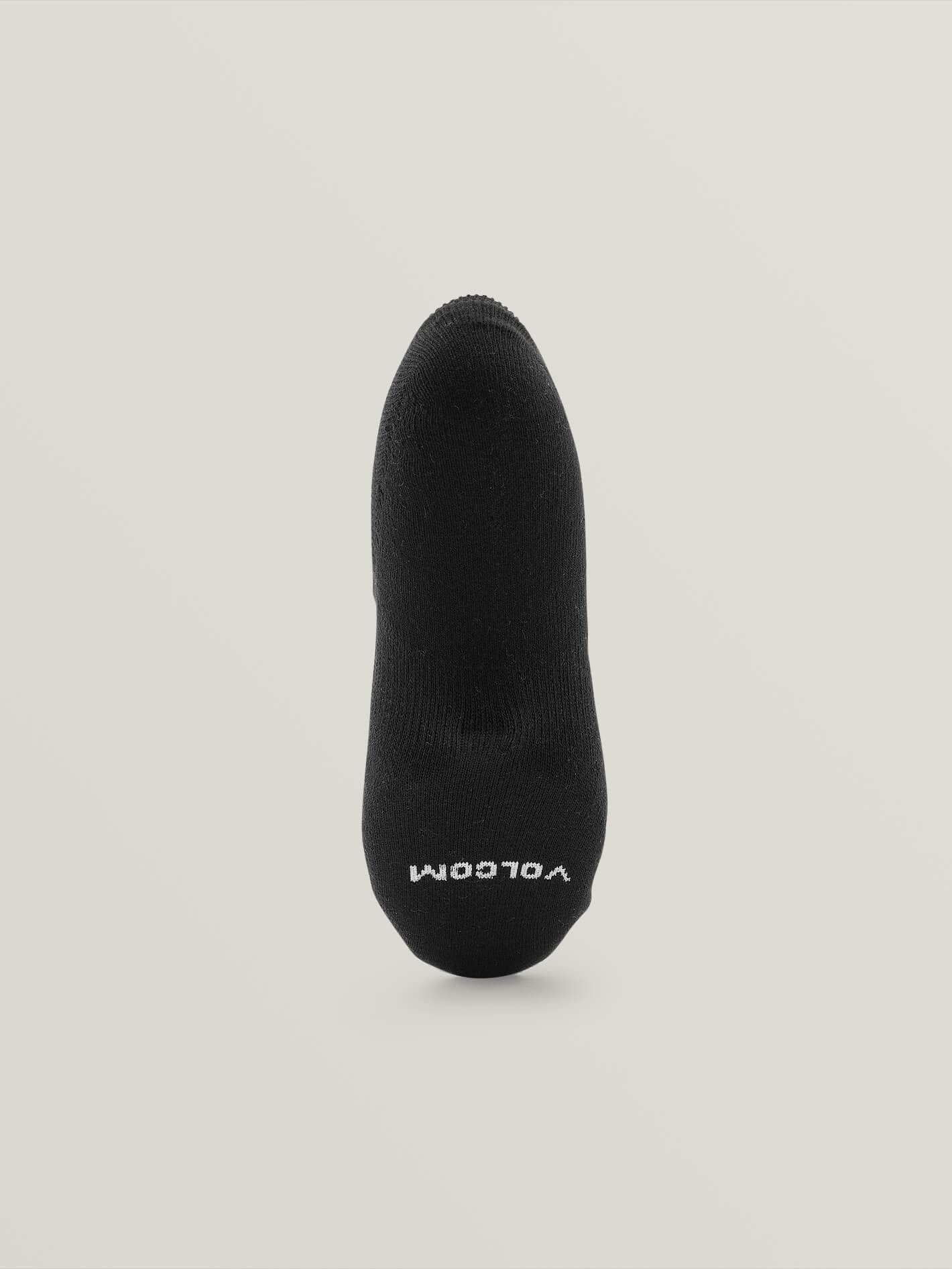 Stones No show Sock 3 Pack - Black
