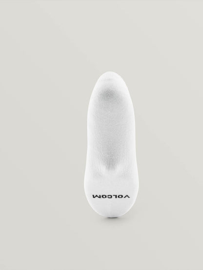 Stones No show Sock 3 Pack - White