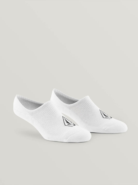 Stones No show Sock 3 Pack - White