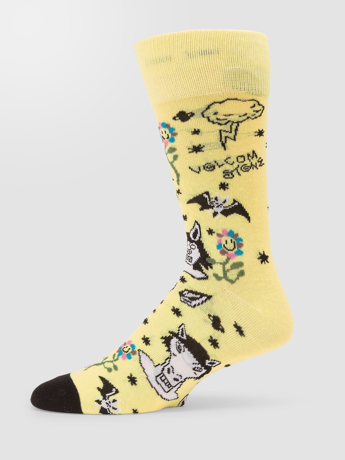 Surf Vitals Ozzy Socks - GLIMMER YELLOW