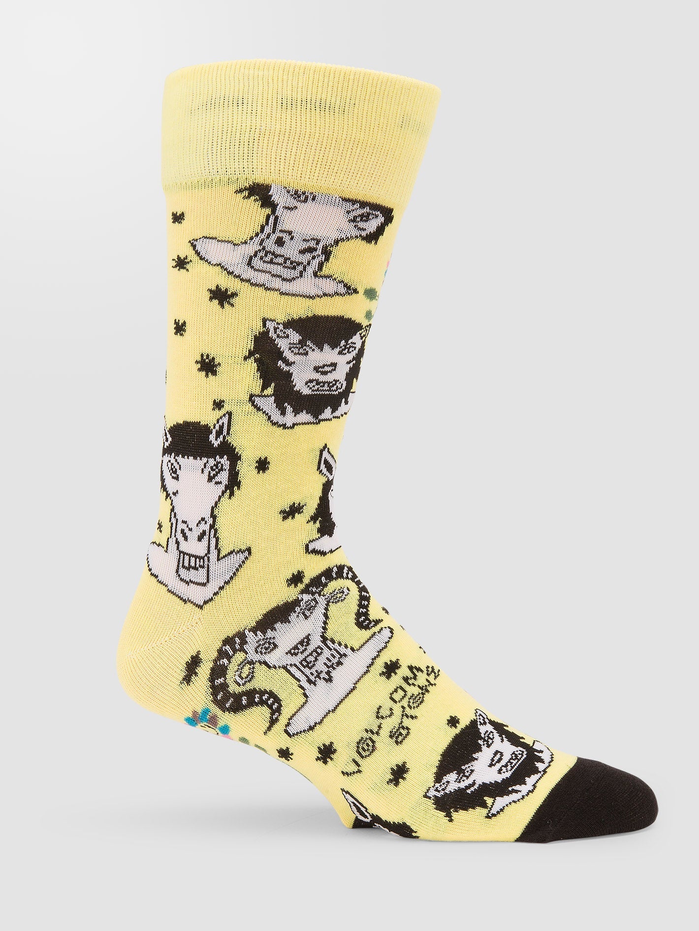 Surf Vitals Ozzy Socks - GLIMMER YELLOW