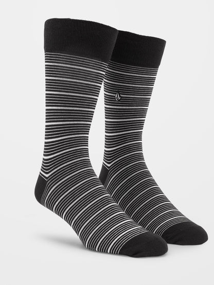 True Socks - BLACK WHITE