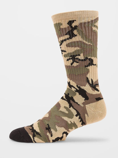 Vibes Socks - COVERT GREEN