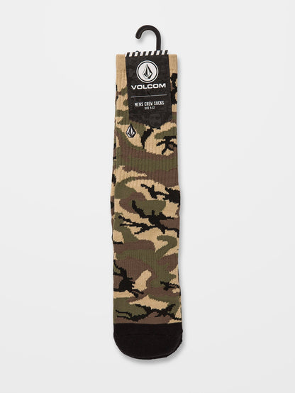 Vibes Socks - COVERT GREEN