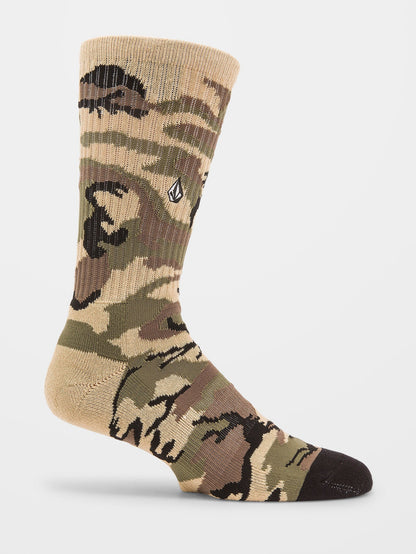 Vibes Socks - COVERT GREEN