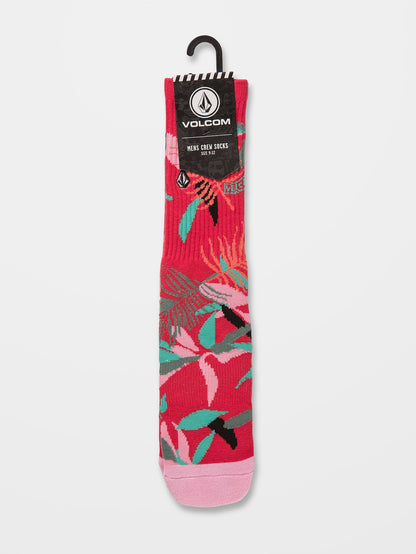 Vibes Socks - LIVING CORAL