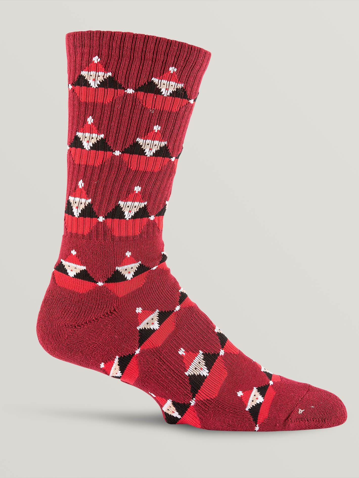 Santastone Socks - Deep Red