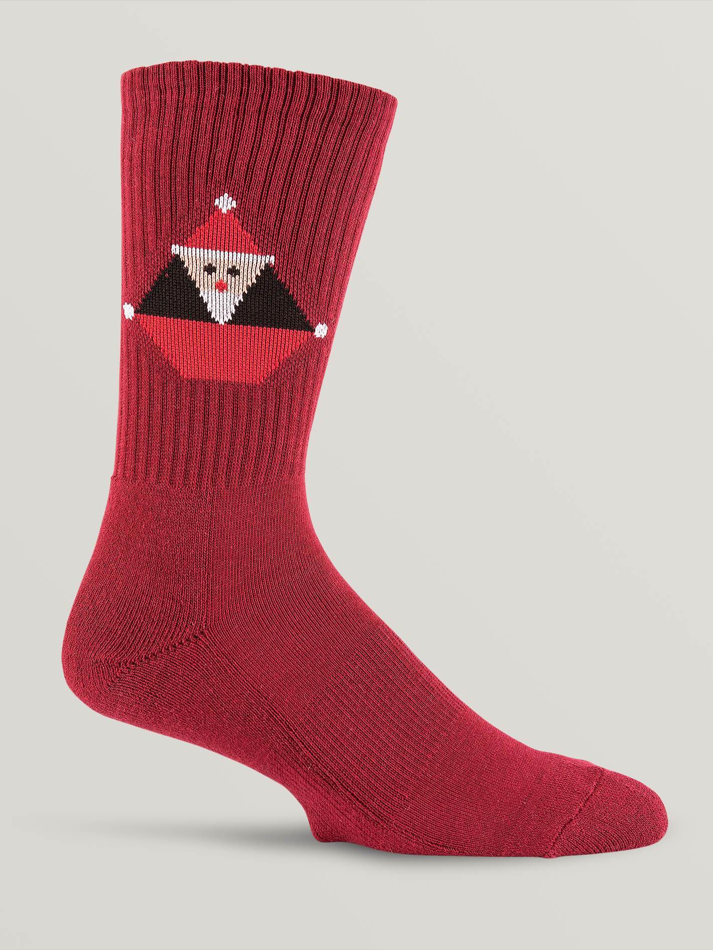 Santastone Socks - Deep Red