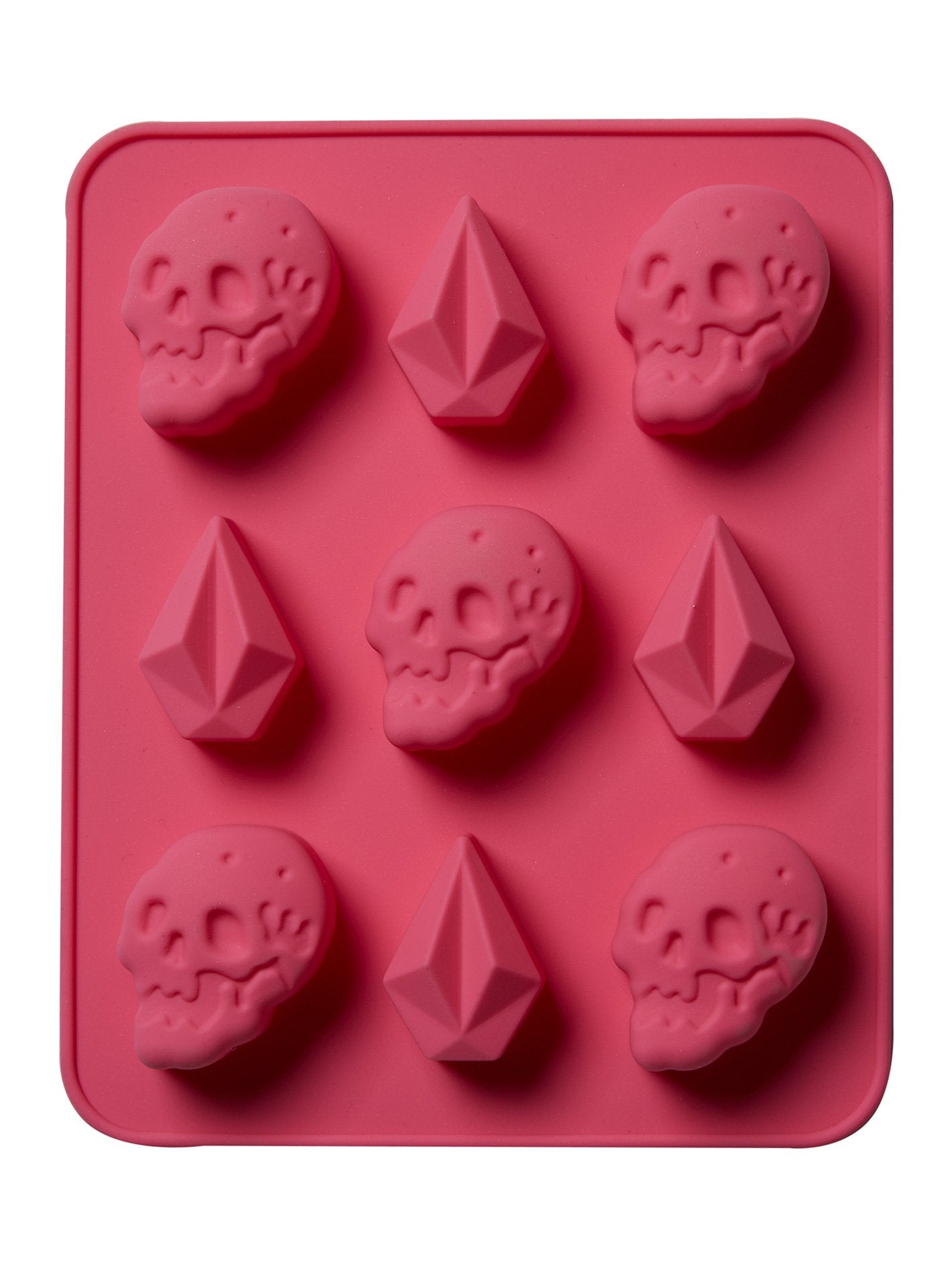 Stone Ice Cube Tray - Scream Magenta