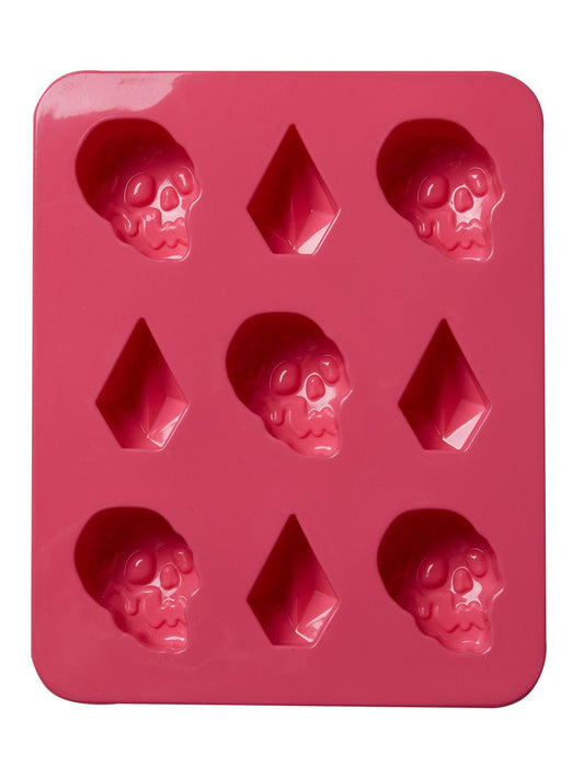 Stone Ice Cube Tray - Scream Magenta