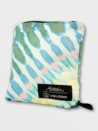 Packable Towel Poncho Matador X Volcom - TIE DYE