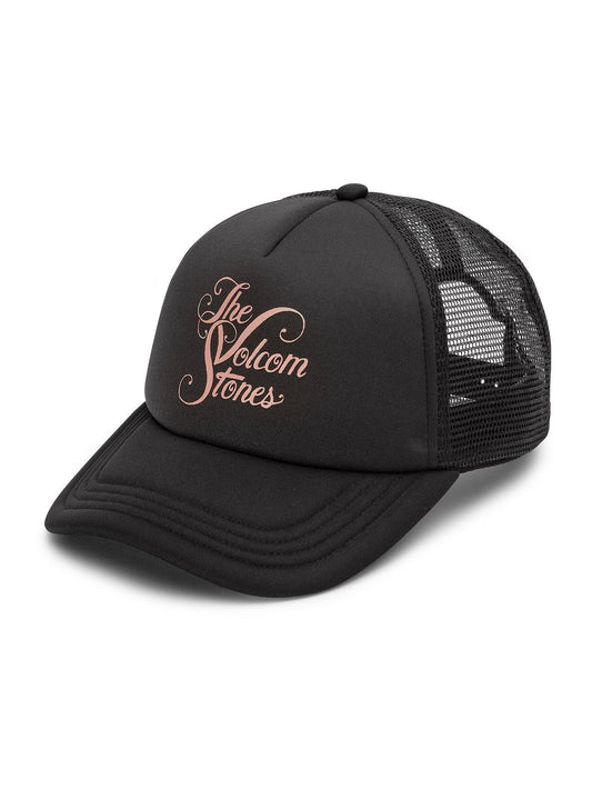 Strike A Rose Hat - Black