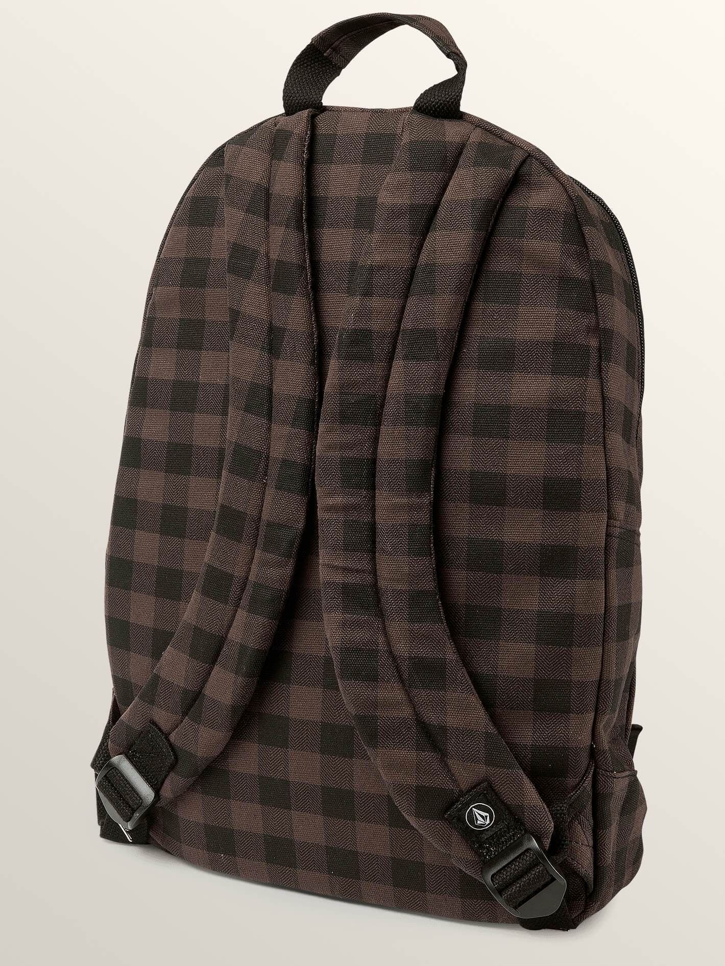 Schoolyard Canvas Backpack Bag - Dark Chocolate