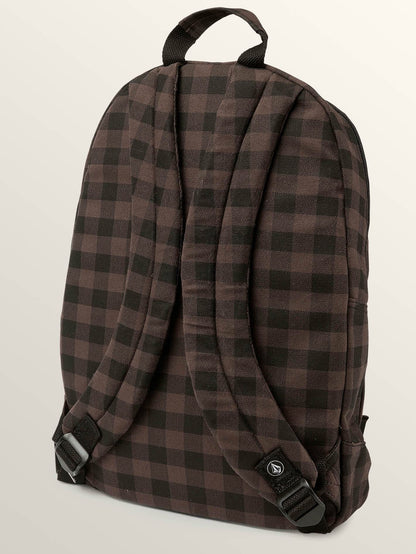 Schoolyard Canvas Backpack Bag - Dark Chocolate