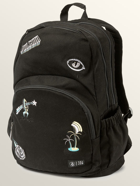Fieldtrip Canvas Backpack Bag - Black