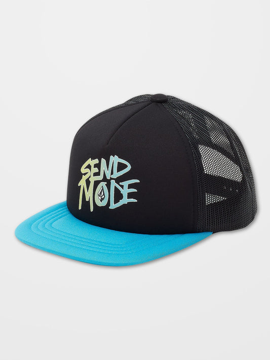 Caiden Trucker Cap - BLACK - (KIDS)