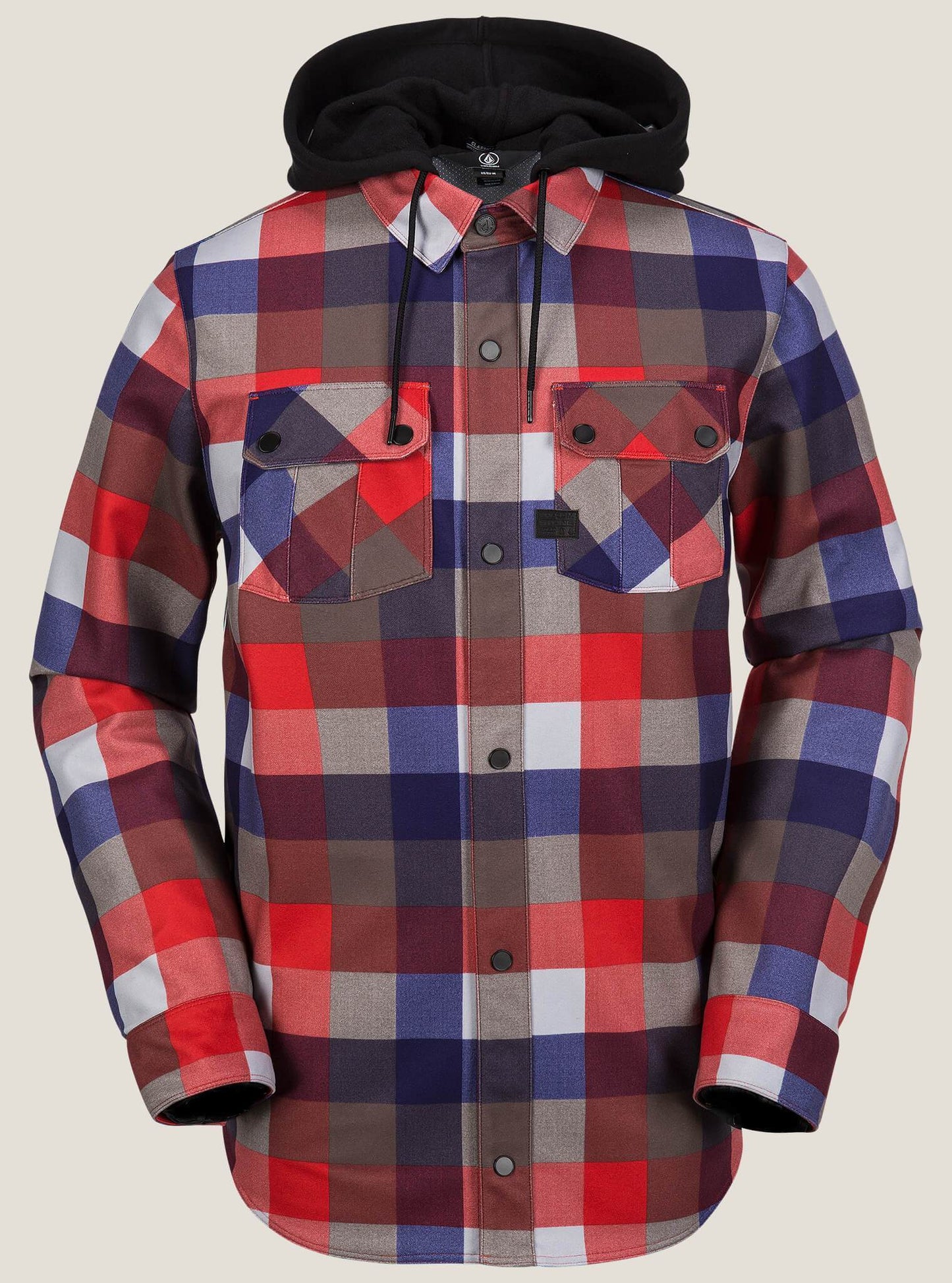 Field Bonded Flannel - Fire Red