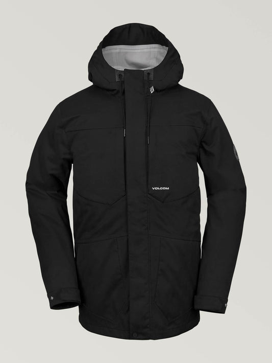 Mens V-Co 3L Rain Jacket - Black