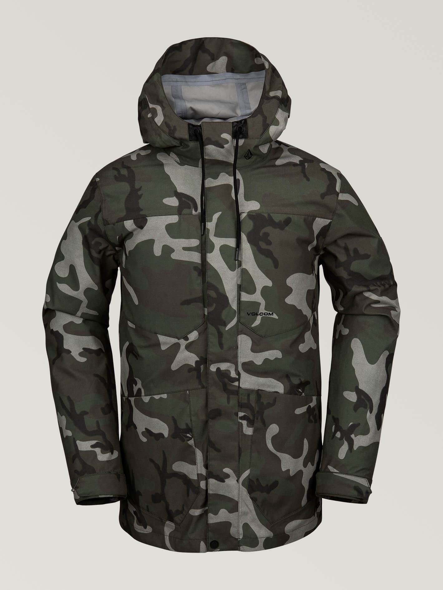Mens V-Co 3L Rain Jacket - Gi Camo