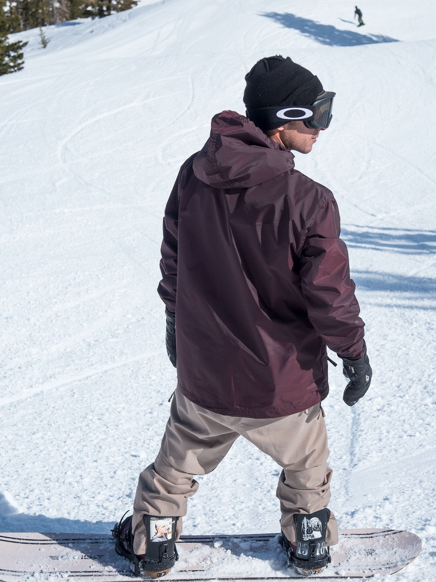 Mens Blottscum Jacket - Black Red