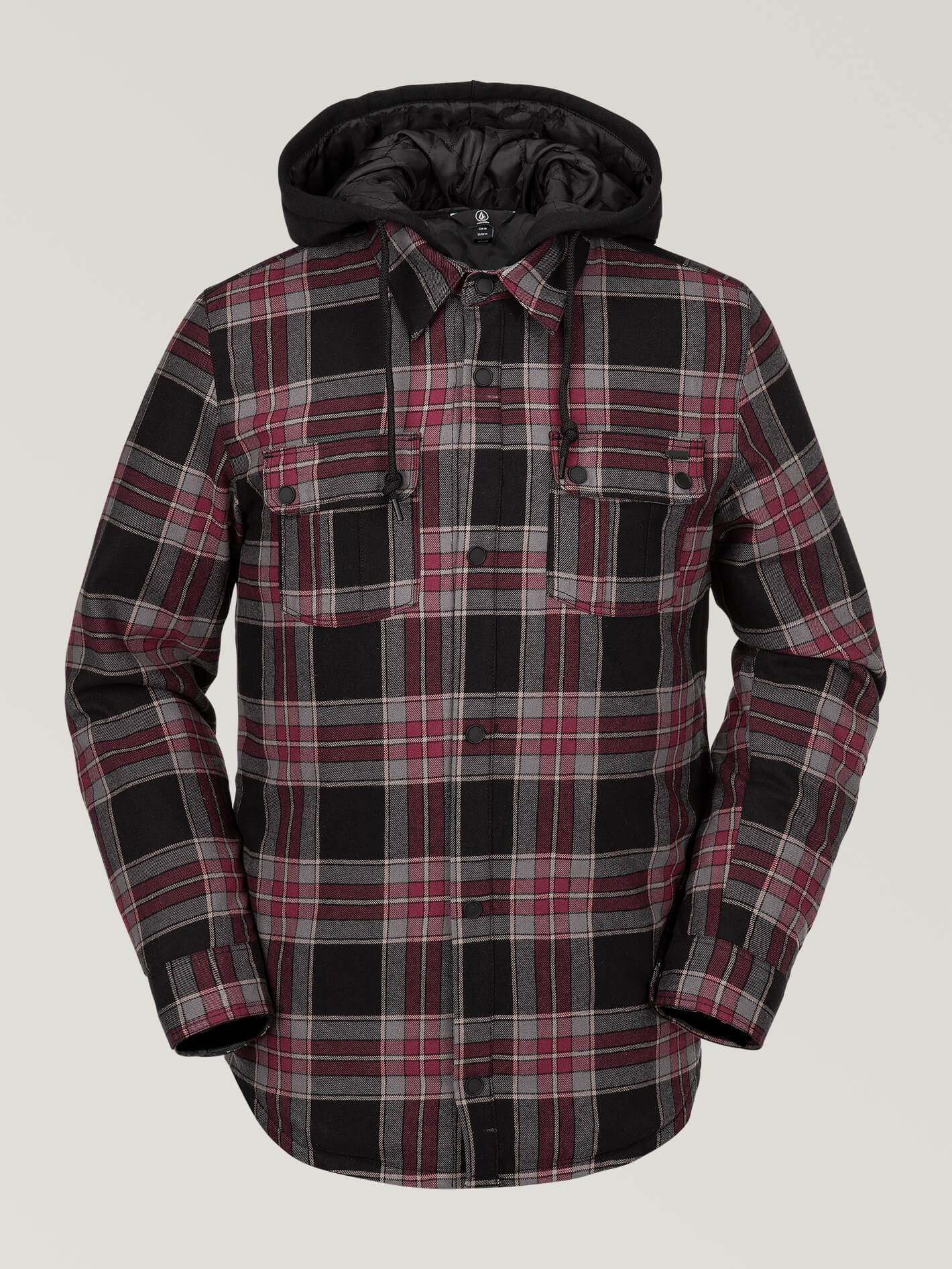 Mens Field Insulated Flannel - Red