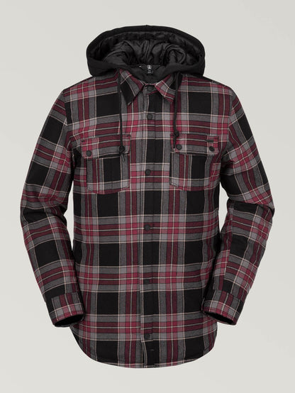 Mens Field Insulated Flannel - Red