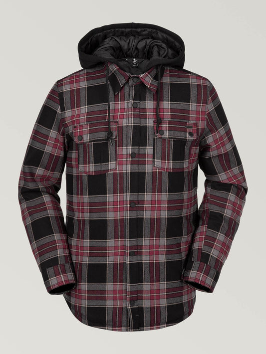 Mens Field Insulated Flannel - Red