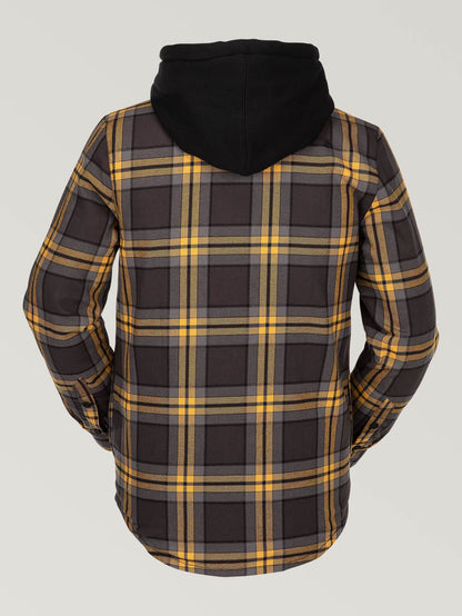 Mens Field Insulated Flannel - Vintage Black