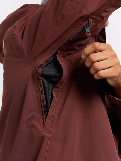 L INS GORE-TEX JKT BURNT RED