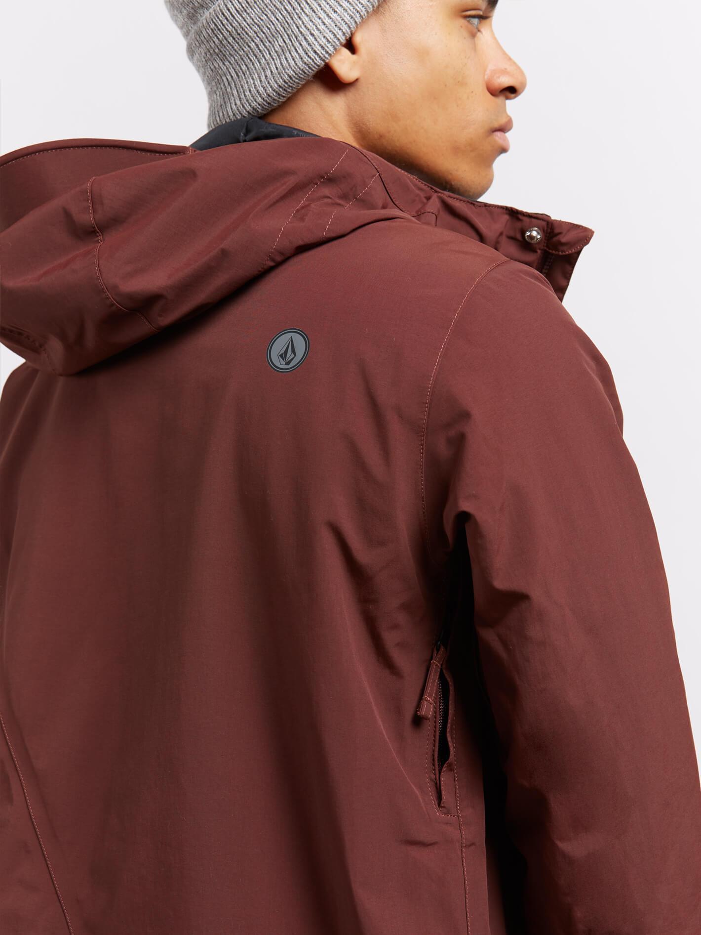 L INS GORE-TEX JKT BURNT RED