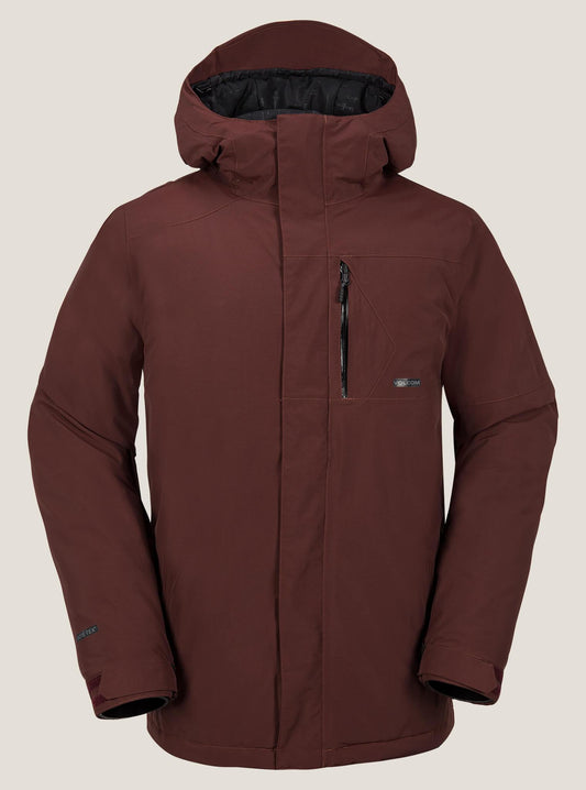 L INS GORE-TEX JKT BURNT RED