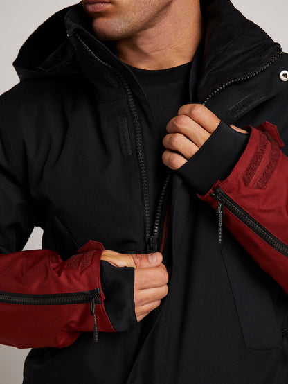 Pat Moore 3-In-1 Jacket - Burnt Red