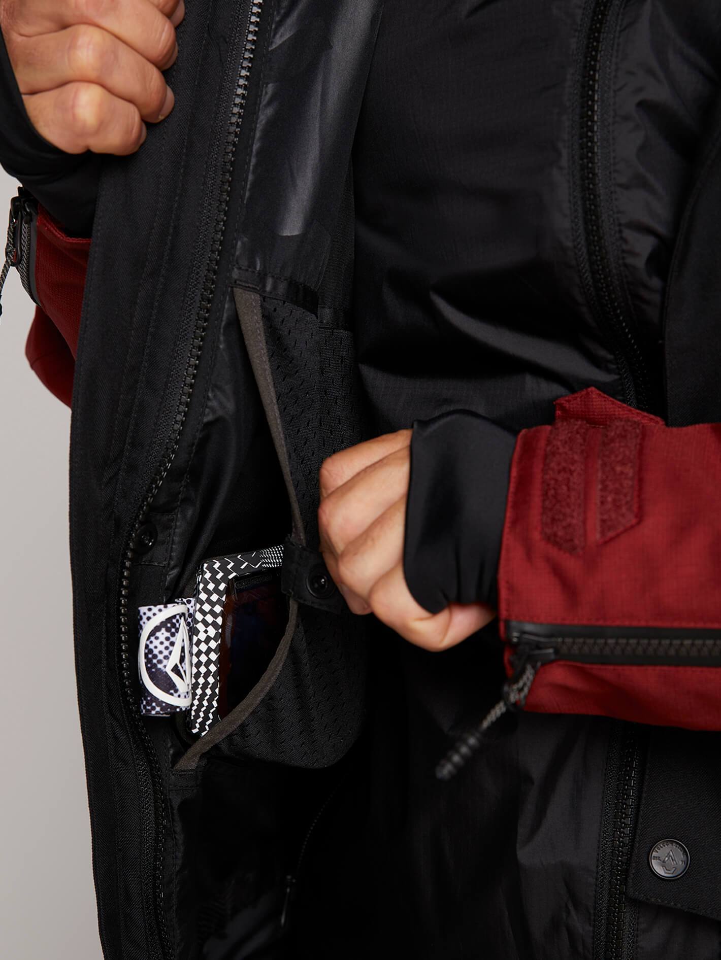 Pat Moore 3-In-1 Jacket - Burnt Red