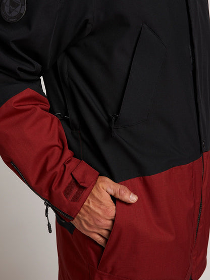 Pat Moore 3-In-1 Jacket - Burnt Red