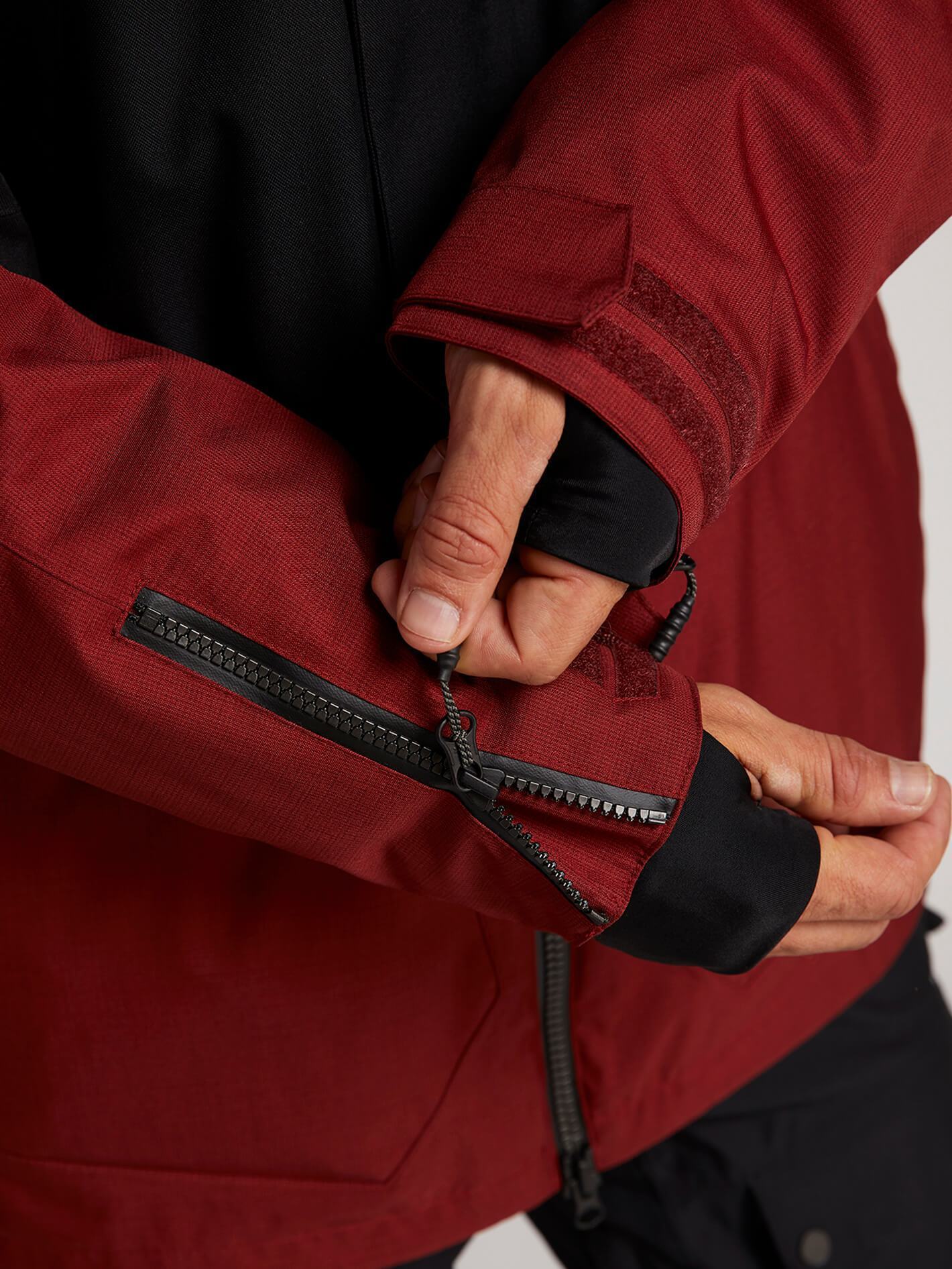 Pat Moore 3-In-1 Jacket - Burnt Red