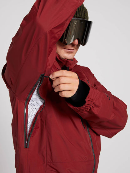Mens Tds Inf Gore-Tex Jacket - Burnt Red