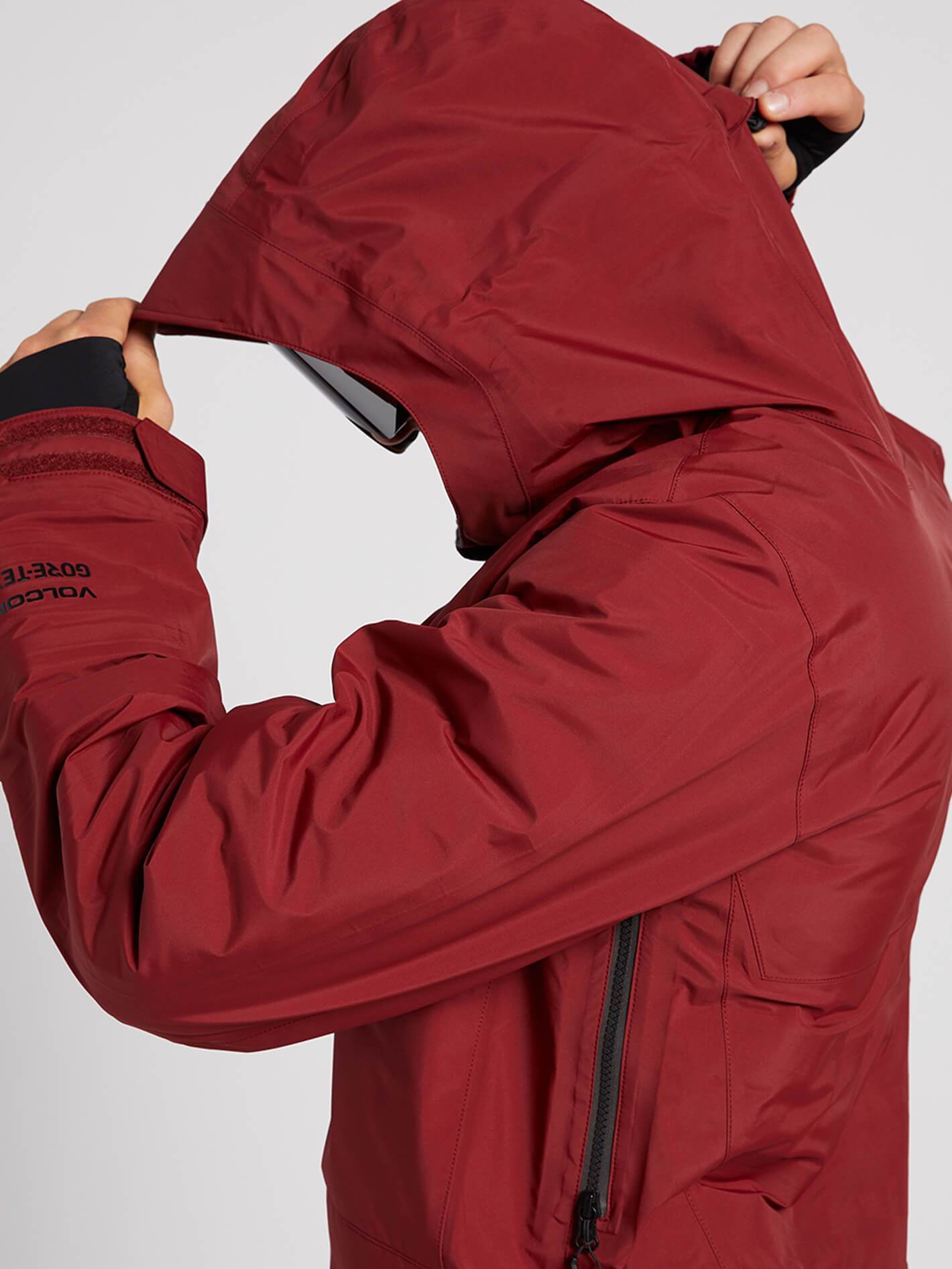 Mens Tds Inf Gore-Tex Jacket - Burnt Red