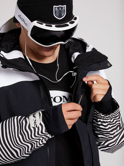 Mens Tds 2L Gore-Tex Jacket - Black Stripe