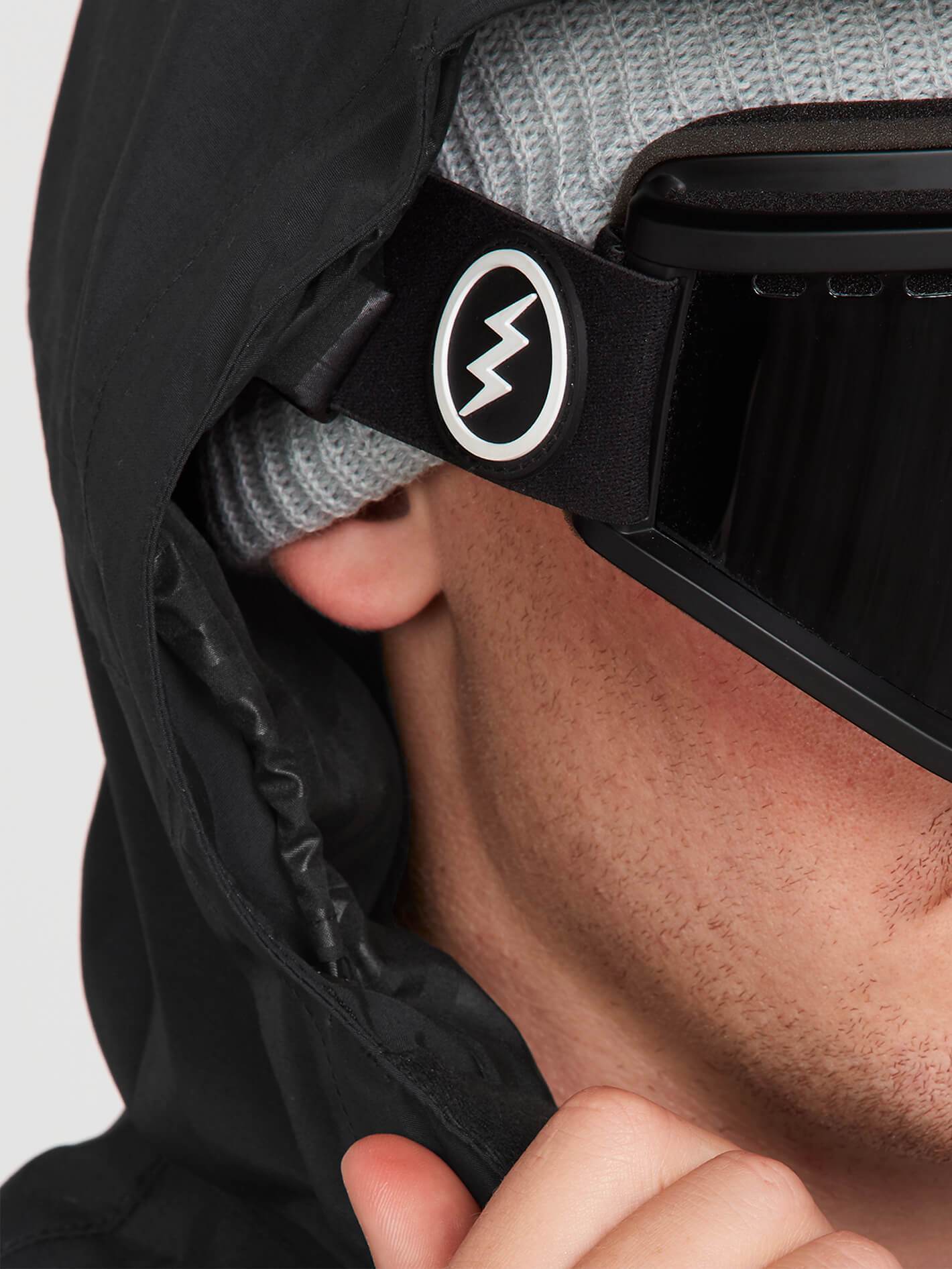 Mens L Insulated Gore-Tex Jacket - Black