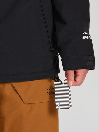Mens L Insulated Gore-Tex Jacket - Black