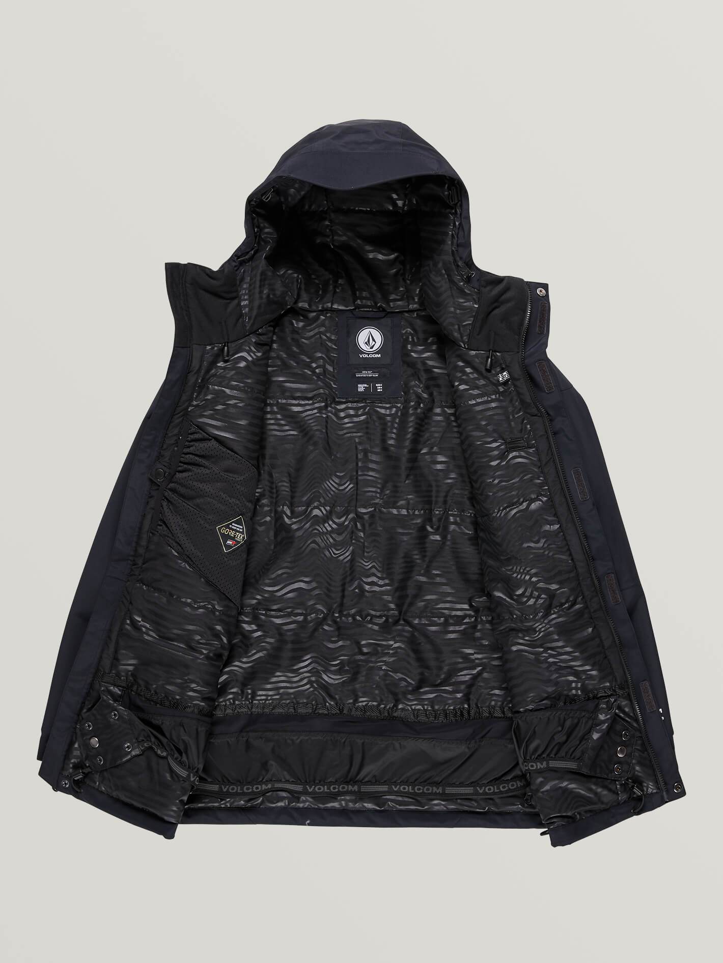 Mens L Insulated Gore-Tex Jacket - Black