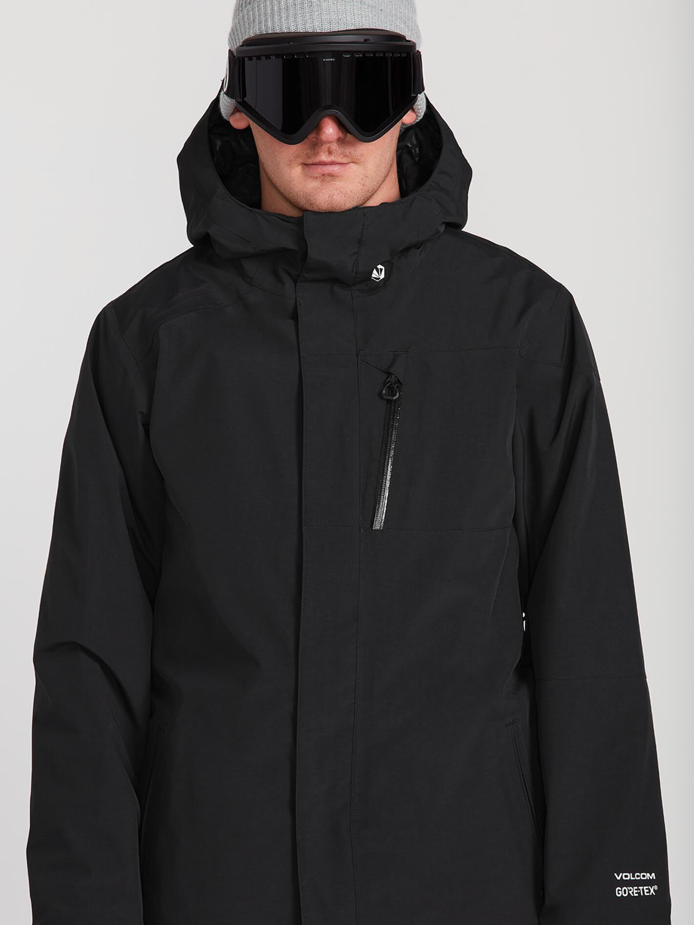Mens L Insulated Gore-Tex Jacket - Black