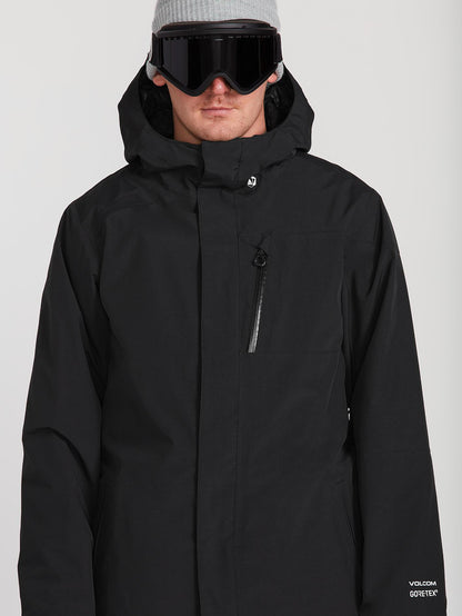 Mens L Insulated Gore-Tex Jacket - Black