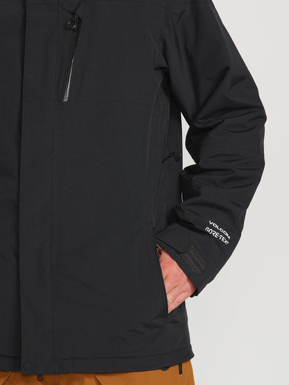 Mens L Insulated Gore-Tex Jacket - Black